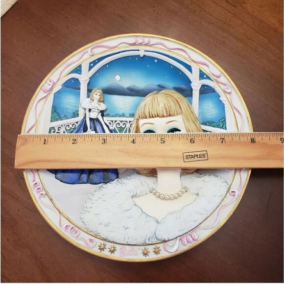 FOREVER GLAMOROUS Barbie Plate Midnight Blue Collectible 1994 - Picture 5 of 7